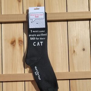 NWT Foozy's Unisex Cat Themed - Black